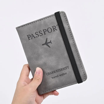 PU Leather passport wallet