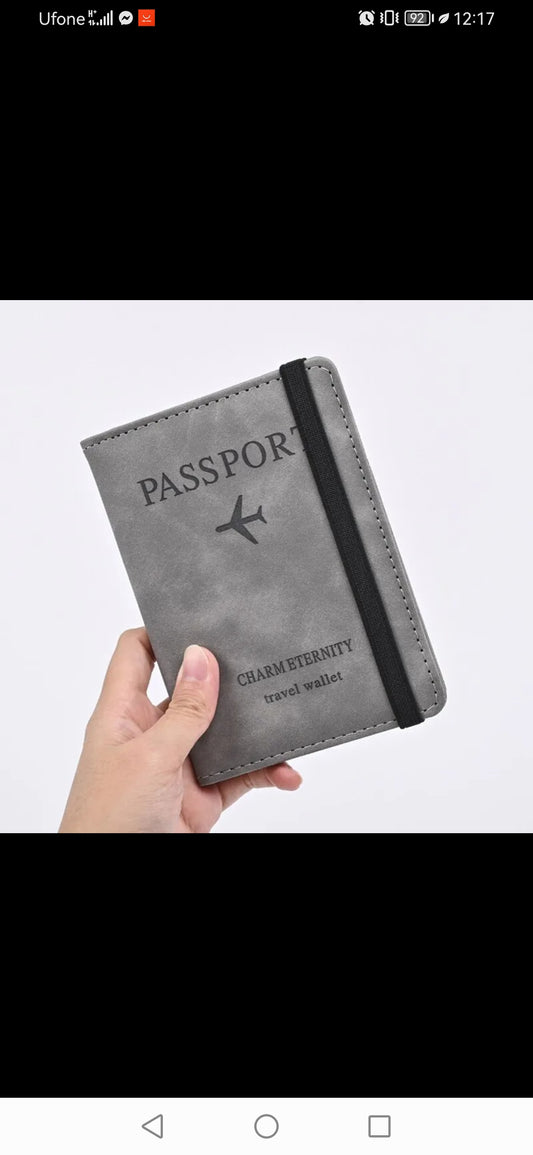 PU Leather passport wallet