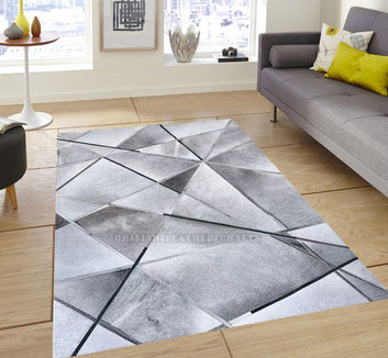 Cowhide Patchwork Area Rug - 100% Natural Hair on Leather Carpet - Cow Hide Leather Home Décor Rug (BLCPR57)