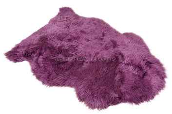 Natural Sheepskin Rug - 100% Real Australian Sheep Skin Fur Rug - Soft Fluffy Comfy Sheep Hide Leather Rug (36