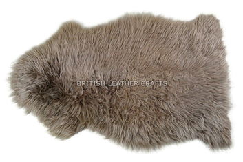 Natural Sheepskin Rug - 100% Real Australian Sheep Skin Fur Rug - Soft Fluffy Comfy Sheep Hide Leather Rug (36