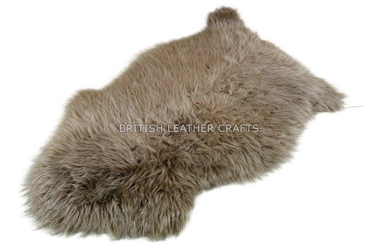 Natural Sheepskin Rug - 100% Real Australian Sheep Skin Fur Rug - Soft Fluffy Comfy Sheep Hide Leather Rug (36